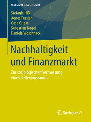 cover image of Nachhaltigkeit und Finanzmarkt